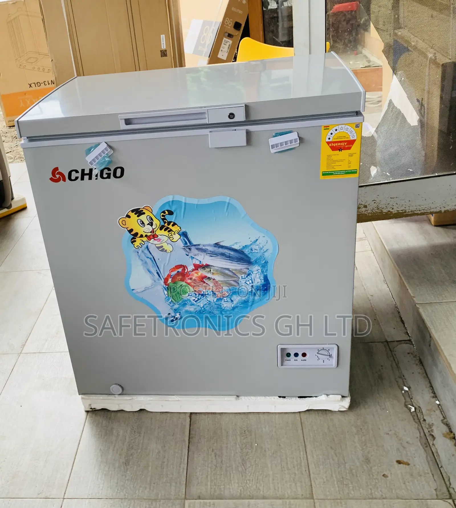 High Sealed Chigo CFD16C8 Chest Freezer 142L Single Door