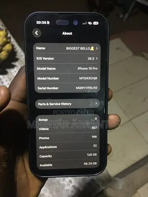 Apple iPhone 15 Pro 128 GB Black