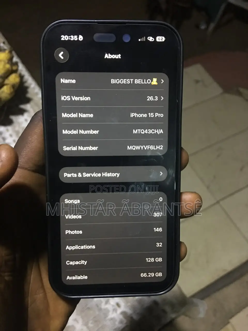 Apple iPhone 15 Pro 128 GB Black