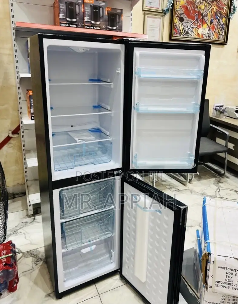 Check Out Nasco Bottom Mount Freezer Fridge(black) 