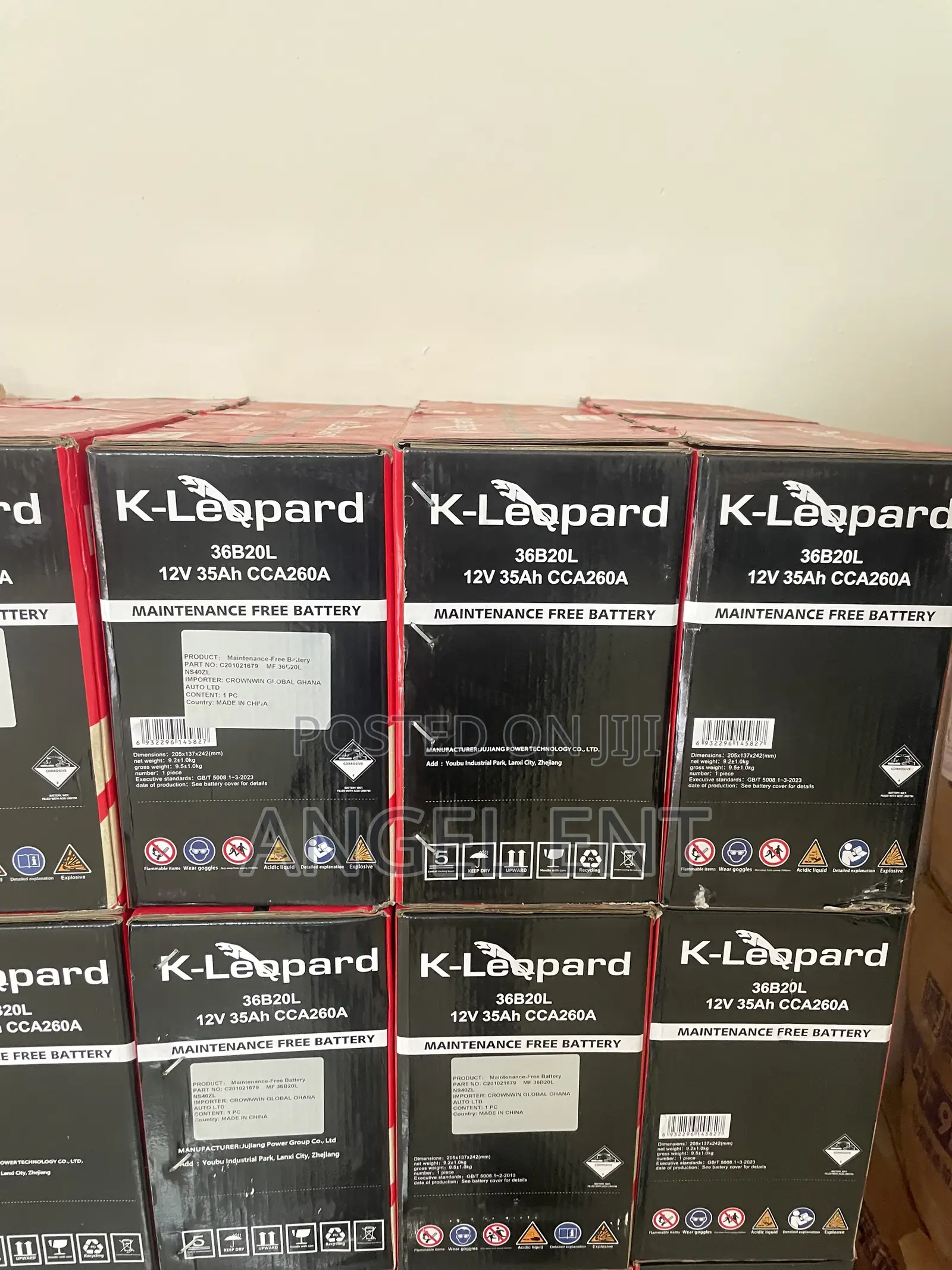 K-Leopard Car Batteries(Maintenance Free) : Free Delivery in Kumasi