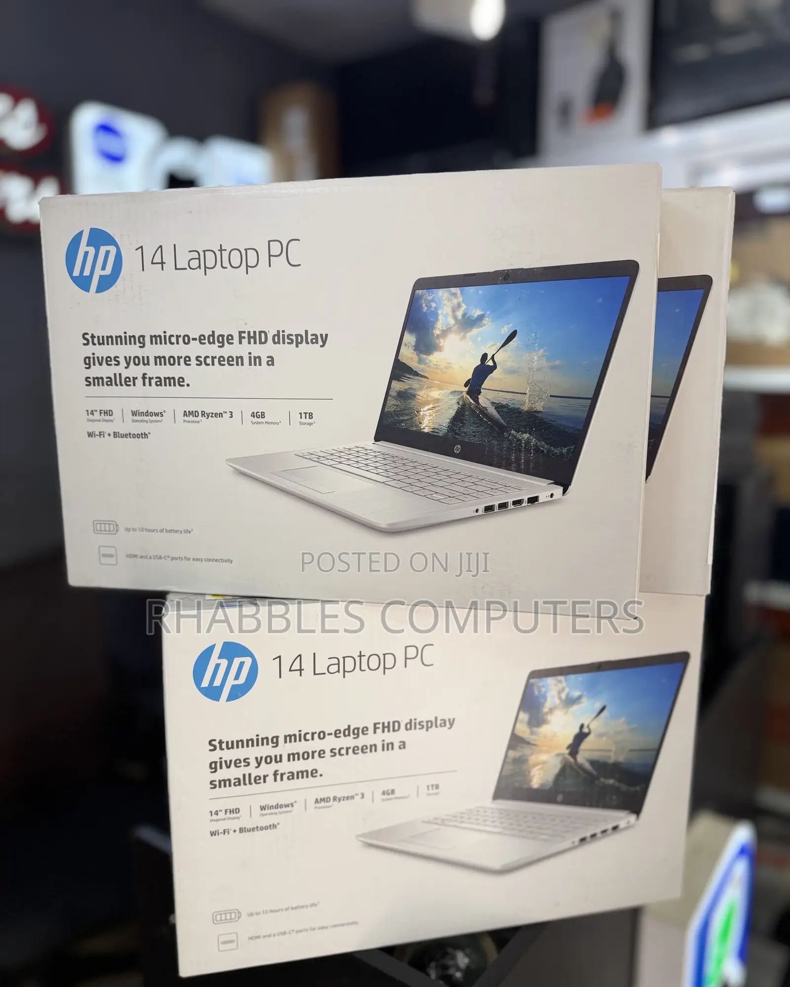 New Laptop HP 14-dq2031tg 4GB AMD Ryzen 3 SSD 256GB