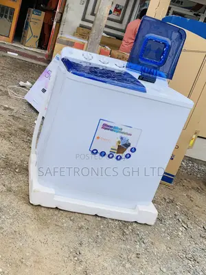 Exclusive White Galaxy 13kg Semi-Automatic Twin Tub Washing Machine