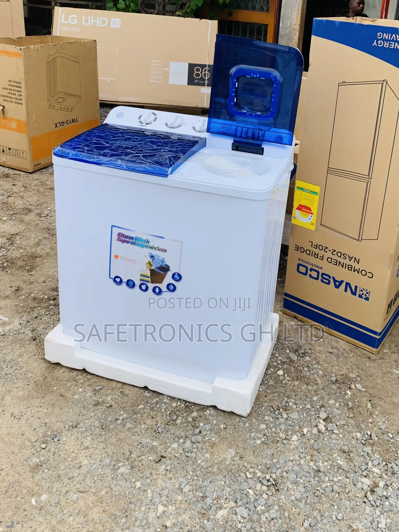 Most Quality Galaxy 13kg Semi-Automatic Twin Tub Washing Machine