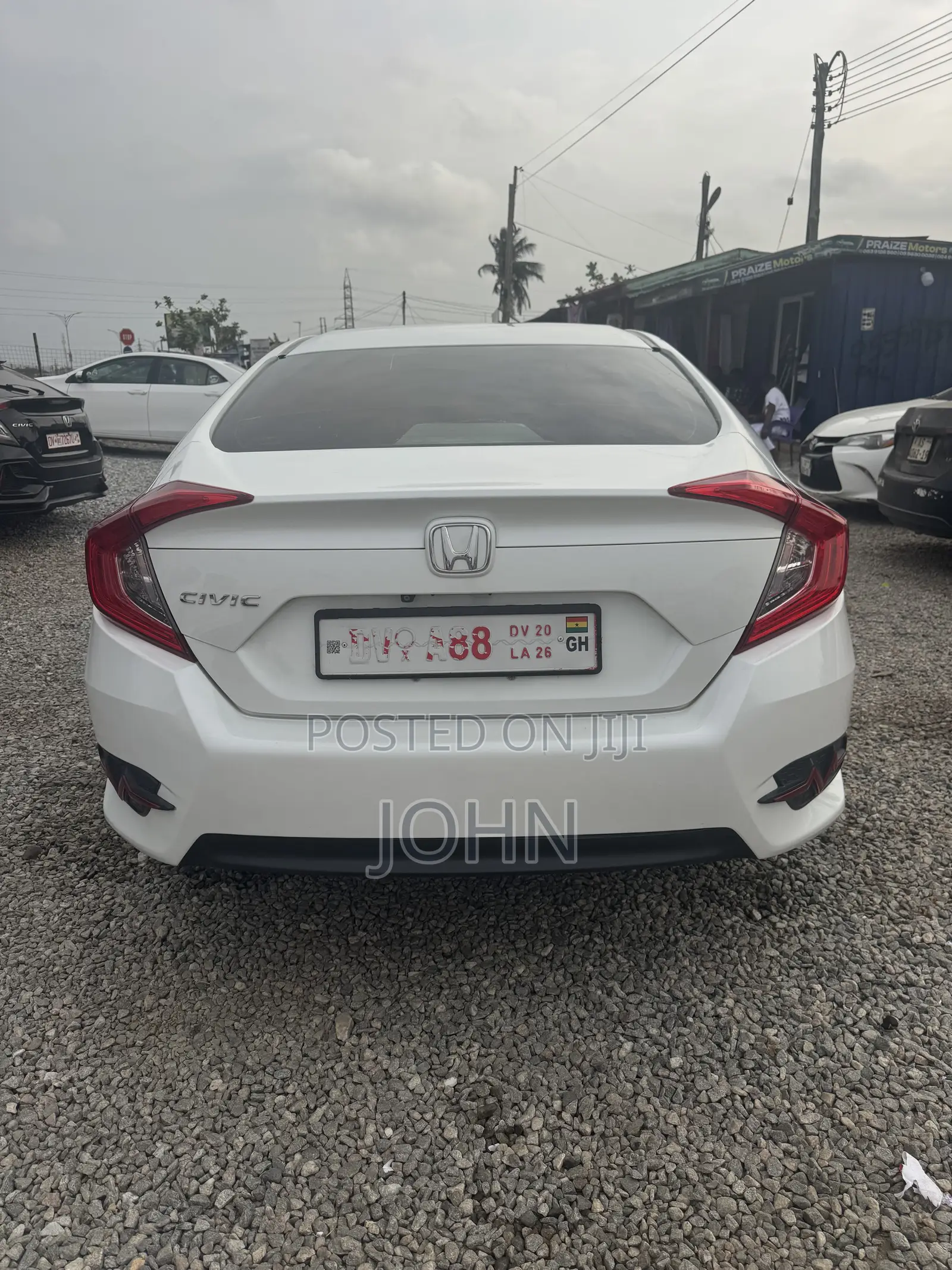Honda Civic EX-L Sedan 2018 White