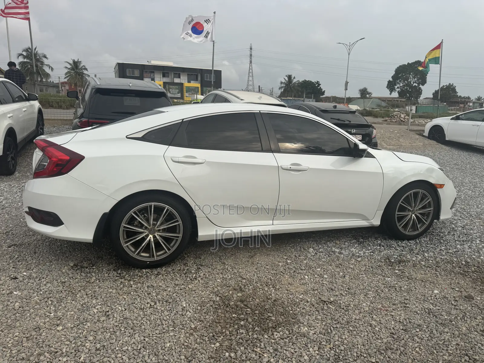 Honda Civic EX-L Sedan 2018 White