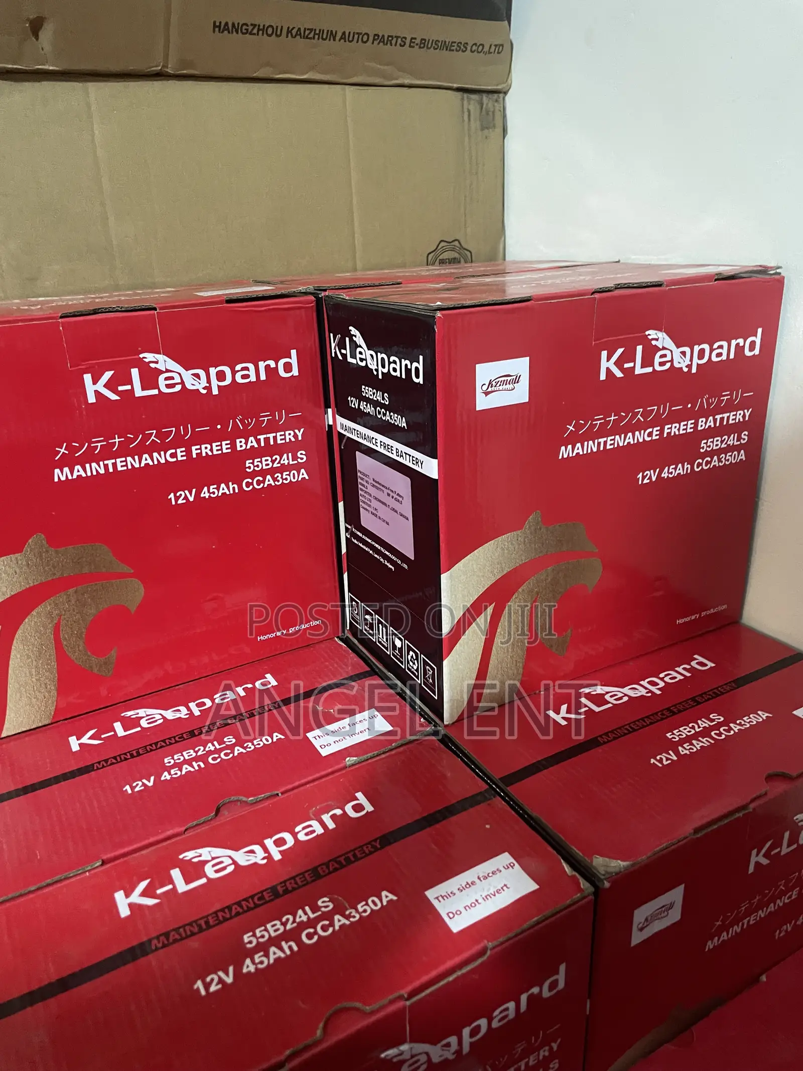K-Leopard 10 Plates 12V 45Ah Car Batteries : Free Delivery in Kumasi