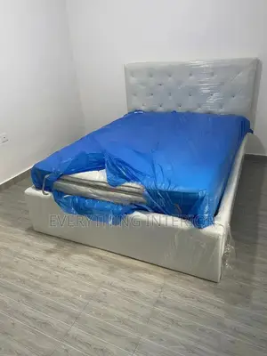Queen Size Bed Frame With Mattress at Cool Price 3950ghc