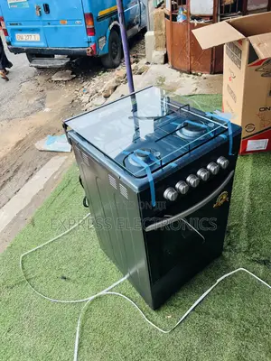 Available Now at Store Volcano Gas Cooker Oven 4burner 50/50