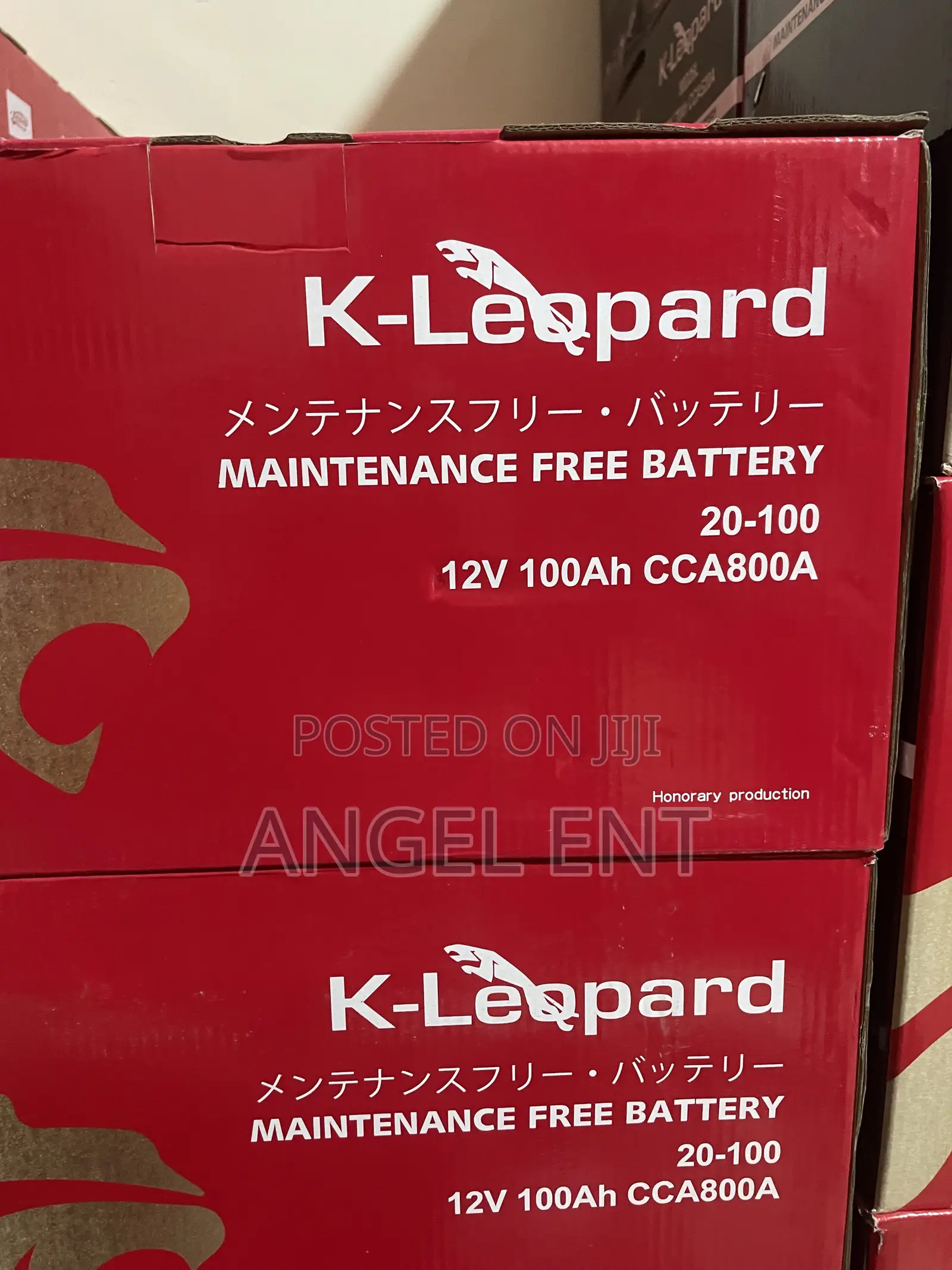 K-Leopard 19 Plates 12V 100Ah Car Batteries :