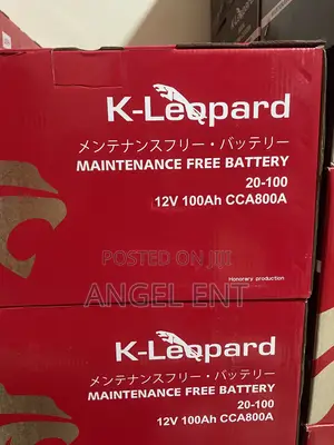 K-Leopard 19 Plates 12V 100Ah Car Batteries :