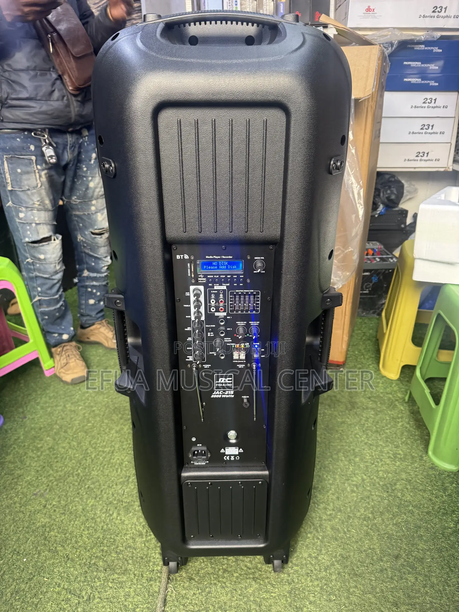 Jac Professional Audio Jac-215 Active Bluetooth Party Loudspeaker