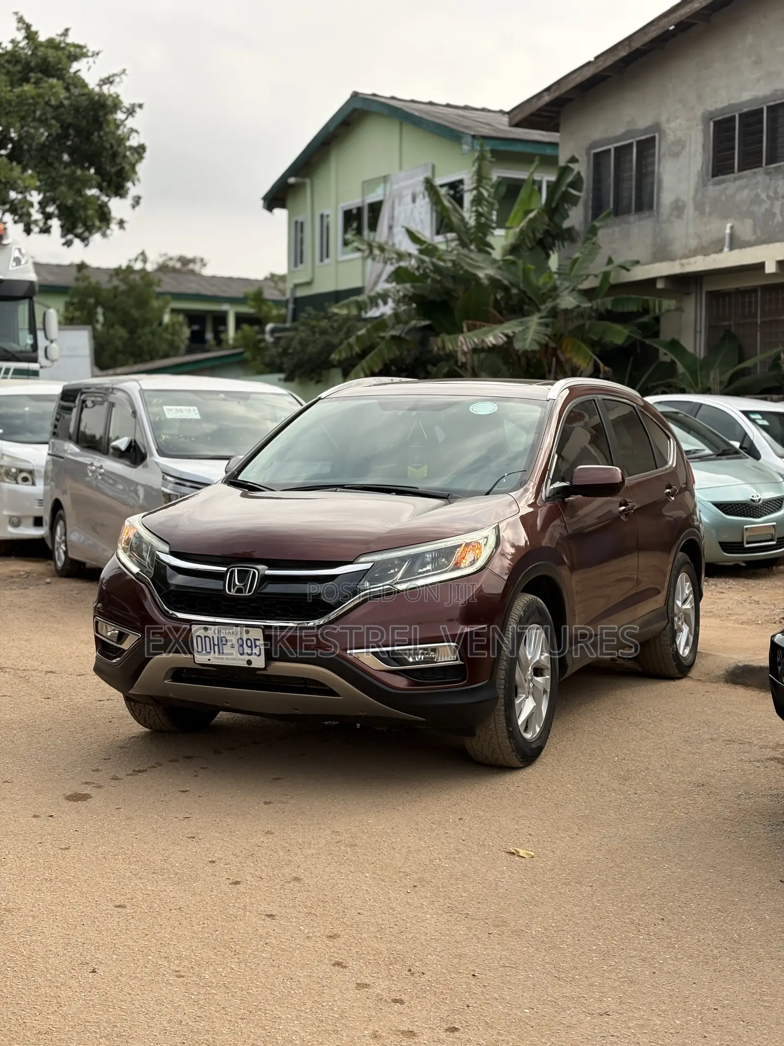 Honda CR-V EX-L w/Navigation 4dr SUV AWD (2.4L 4cyl CVT) 2015 Burgundy