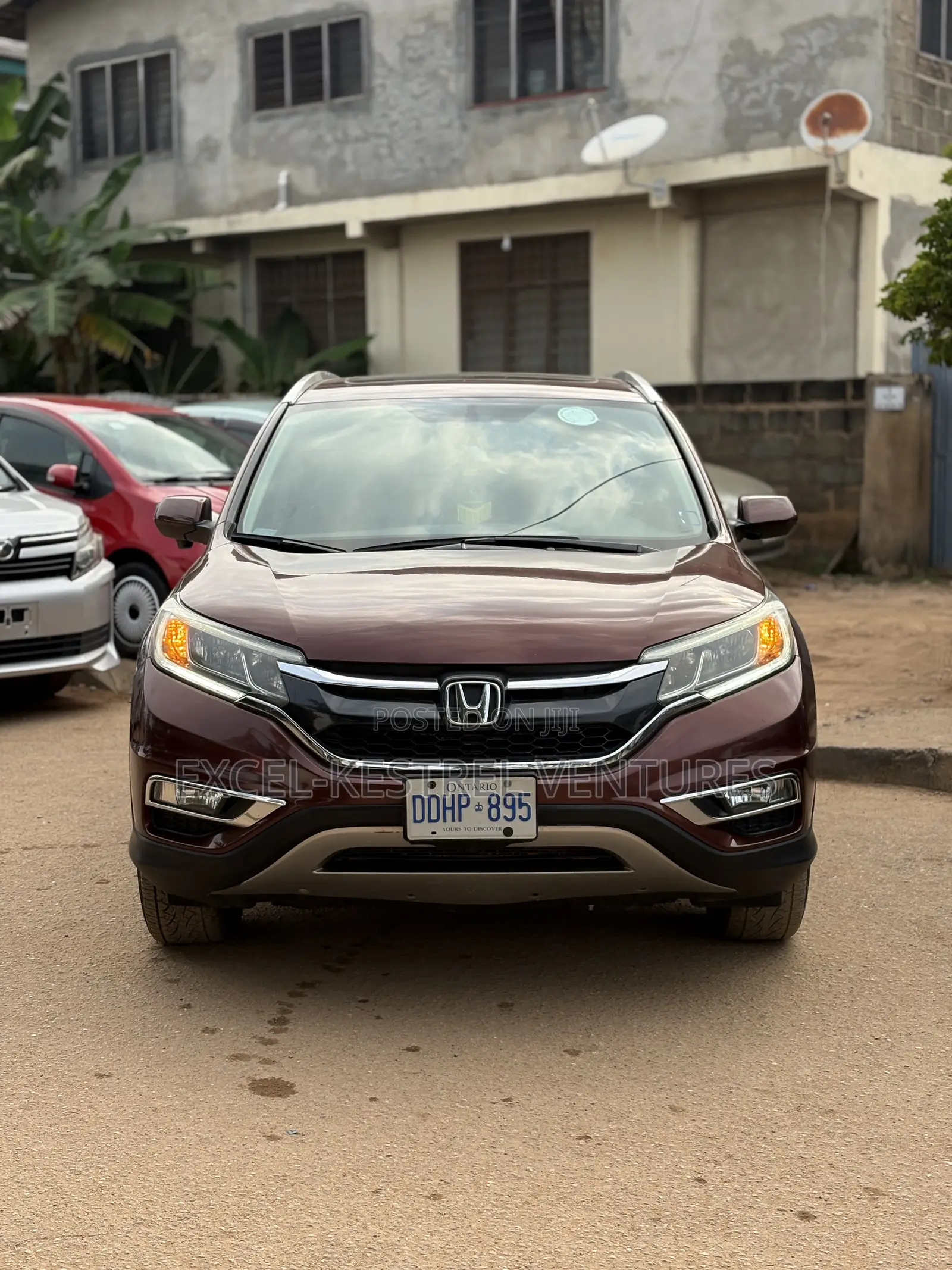 Honda CR-V EX-L w/Navigation 4dr SUV AWD (2.4L 4cyl CVT) 2015 Burgundy
