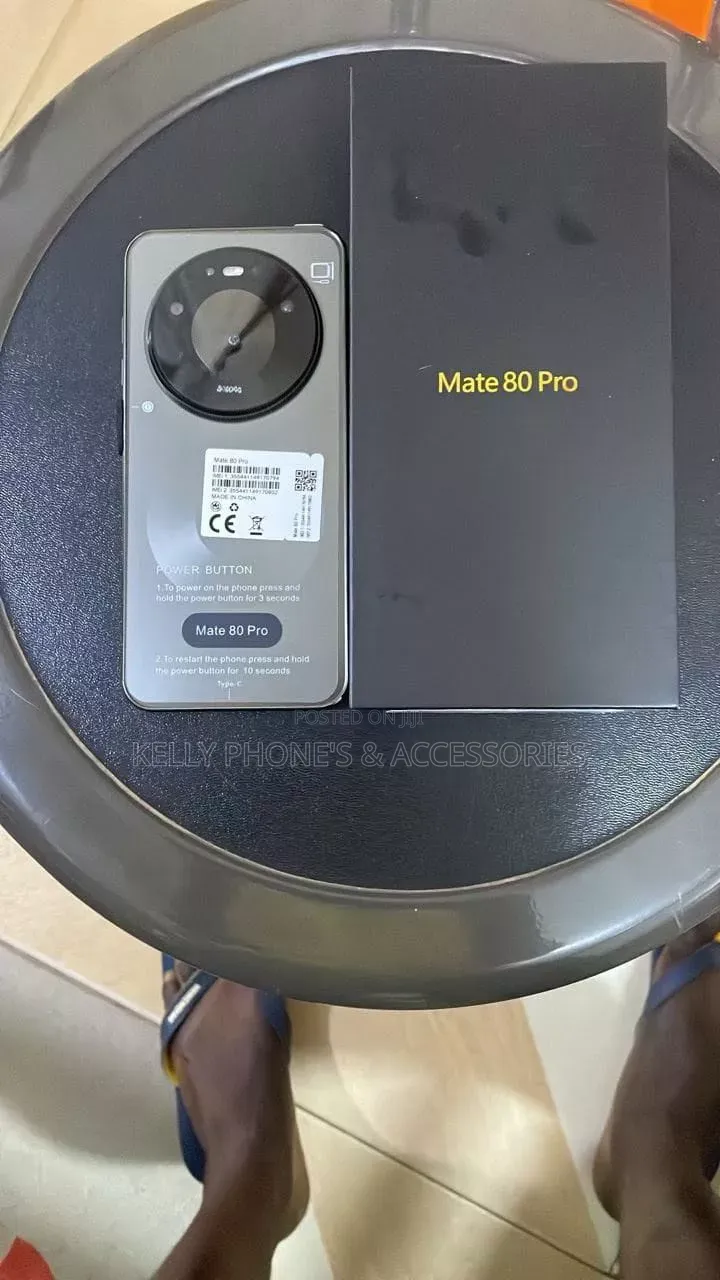 New Huawei Mate 80 Pro 5G 256 GB Black