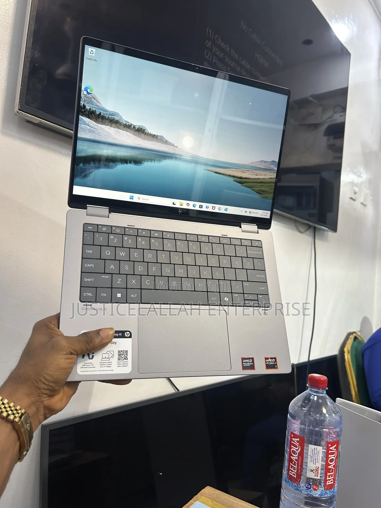Laptop HP OmniBook X Flip 14" 24GB AMD Ryzen 7 SSD 1T