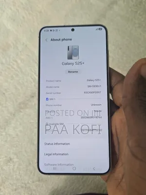 Samsung Galaxy S25+ 512 GB Silver