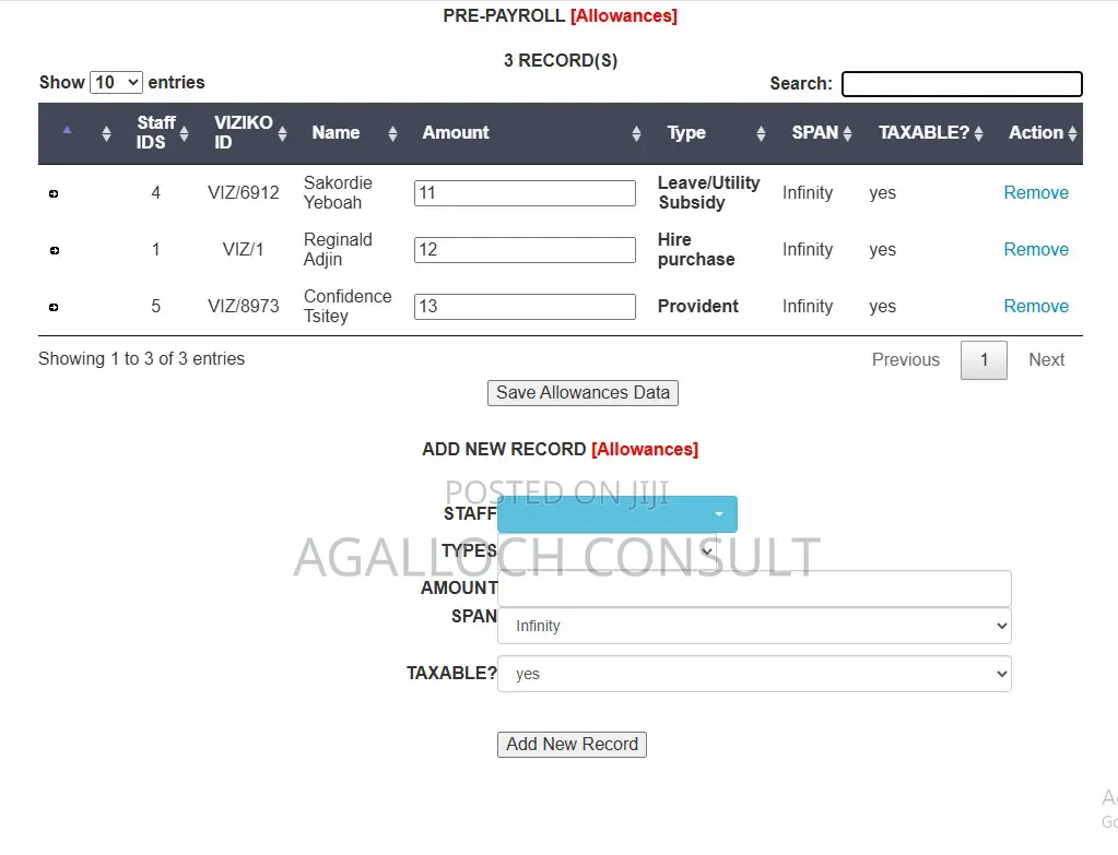 GRA Compliant PAYROLL Software
