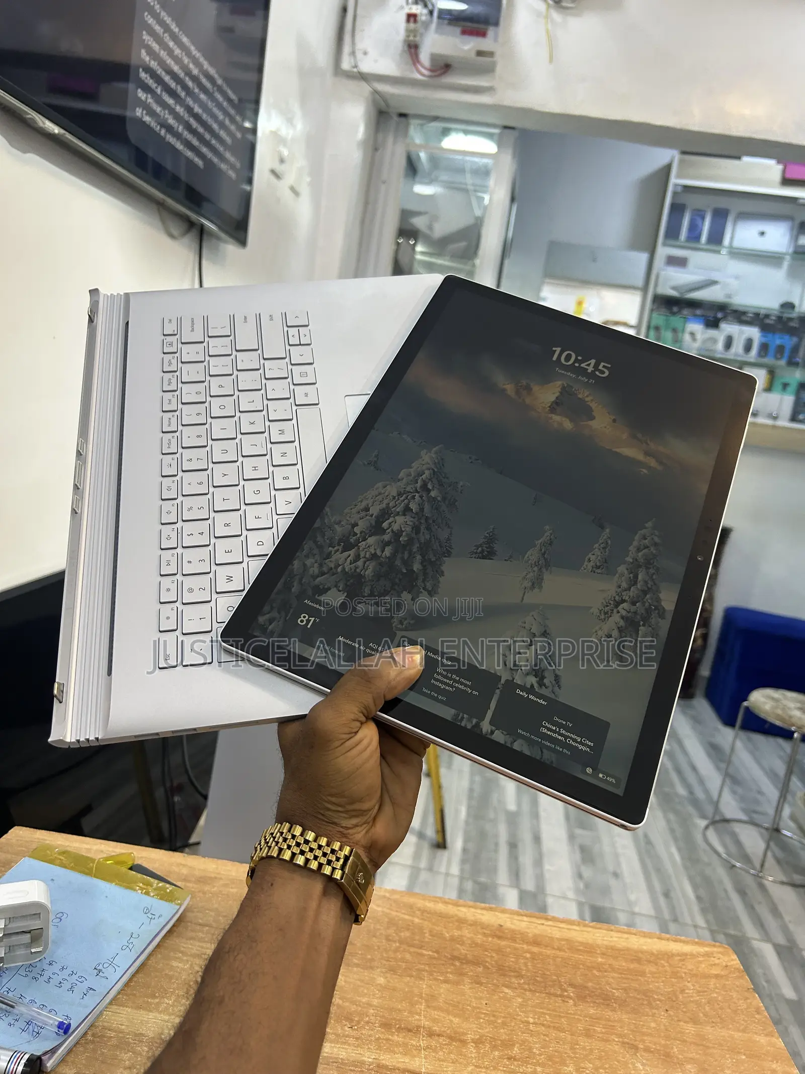 Laptop Microsoft Surface Book 2 16GB Intel Core i7 SSD 256GB