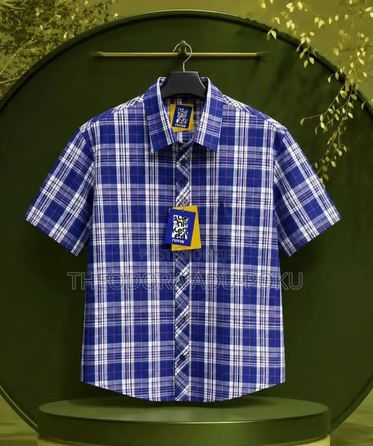 Men Plus Sizes Short Sleeves Shirts