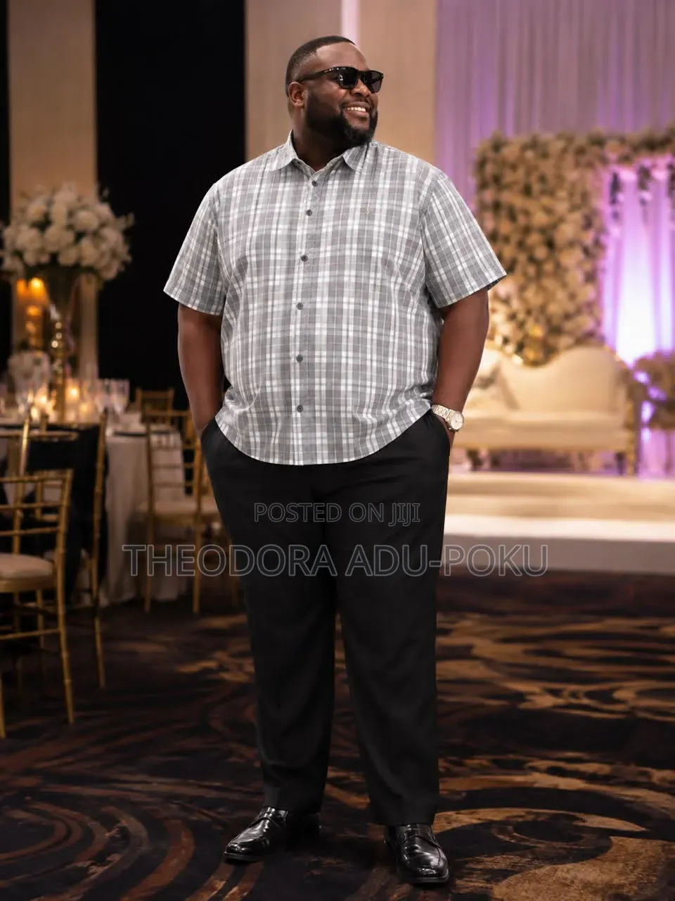 Men Plus Sizes Short Sleeves Shirts