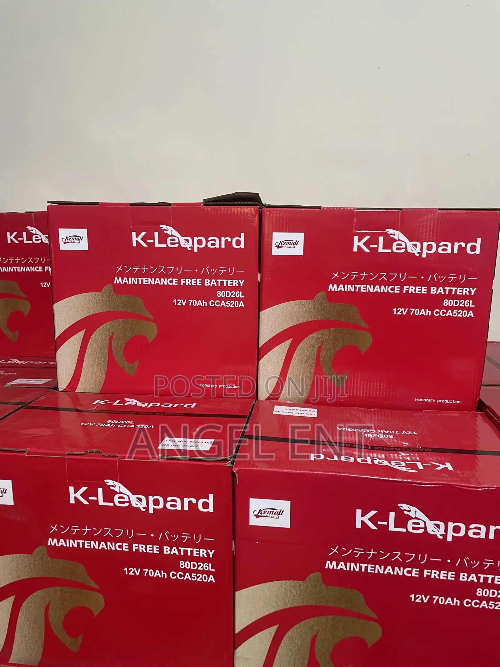 K-Leopard 12 Plates 12V 70Ah Car Batteries : Free Delivery in Kumasi