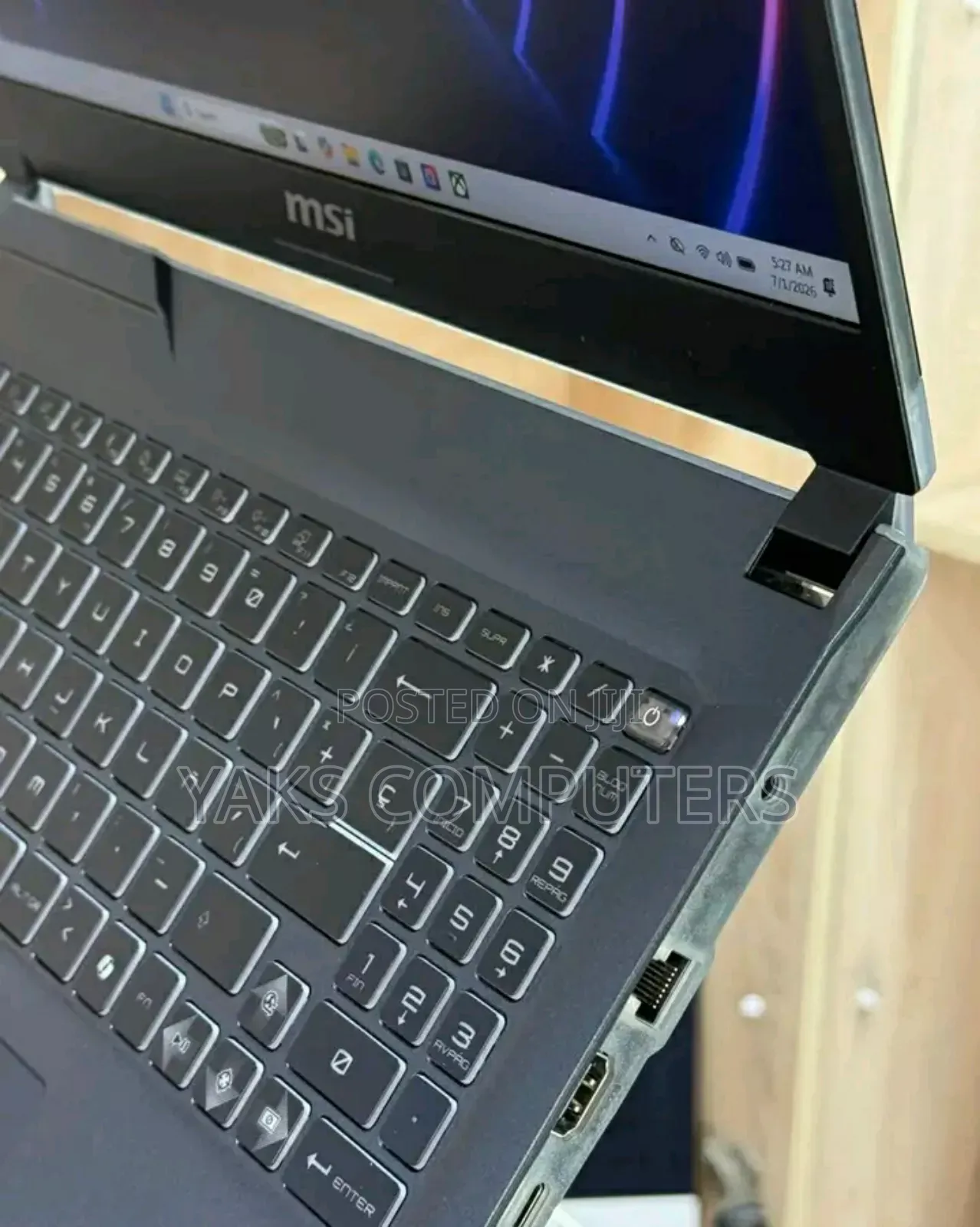 New Laptop MSI Katana 15 16GB Intel Core i7 SSD 512GB