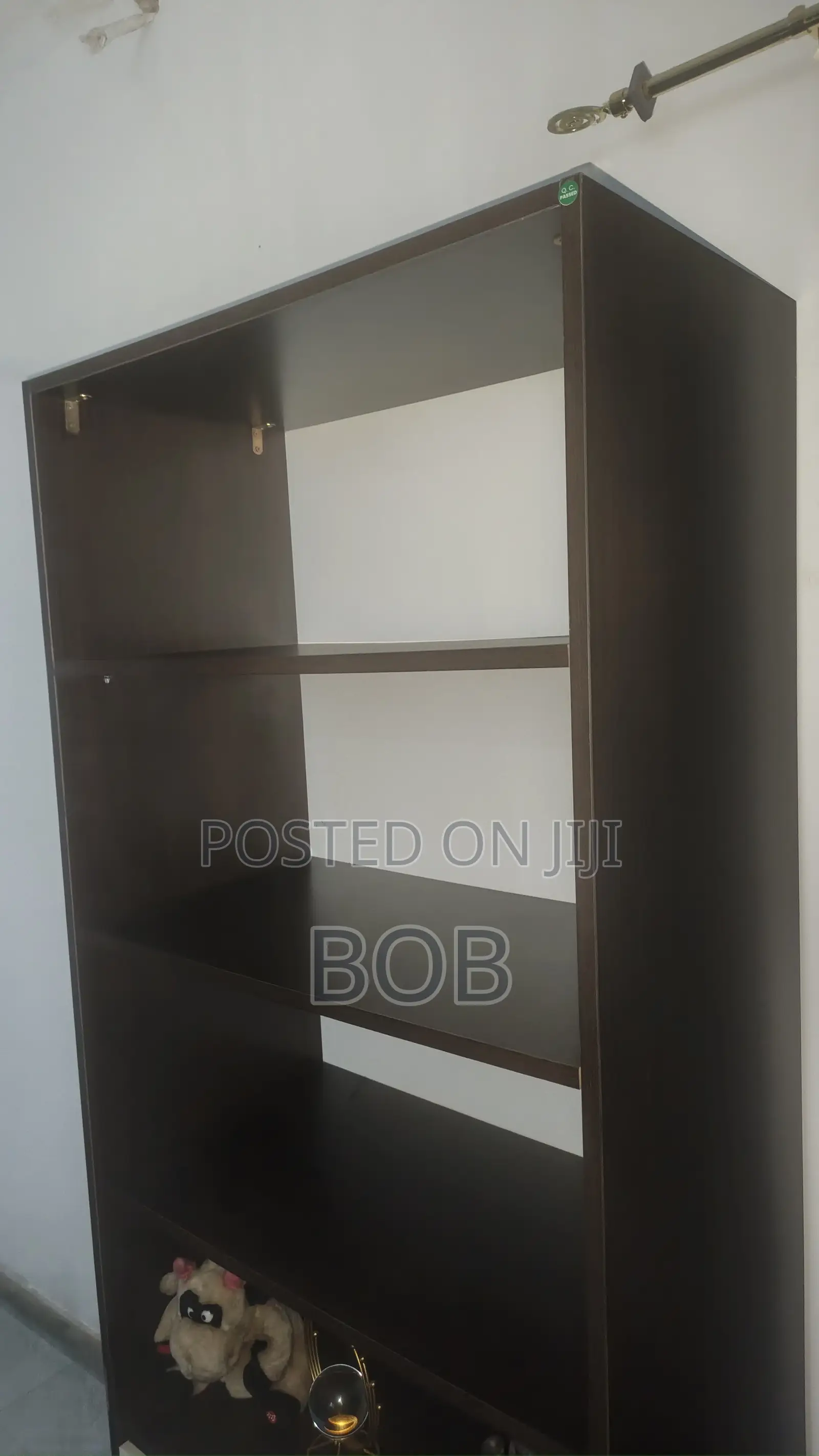 Foreign Wooden Bookcase With Storage Cabine