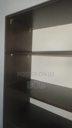Foreign Wooden Bookcase With Storage Cabine