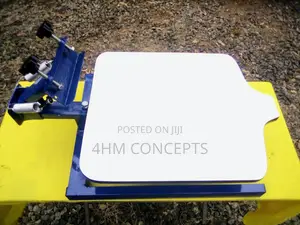 Single Colour Screen Printing Machine + Free Plastic Squeegee