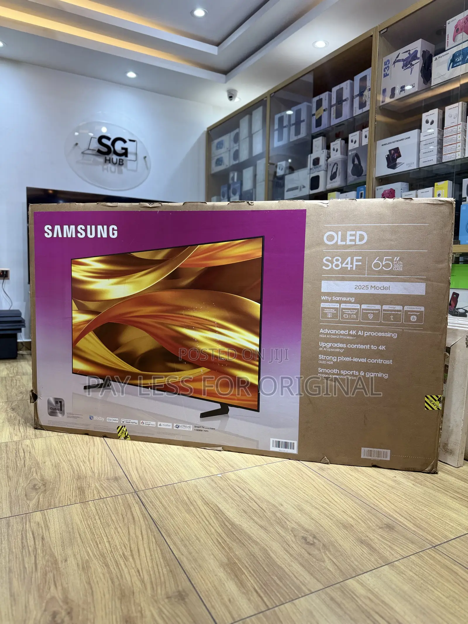 65" Class S84F OLED UHD Samsung Vision AI Smart Tizen TV (2025)
