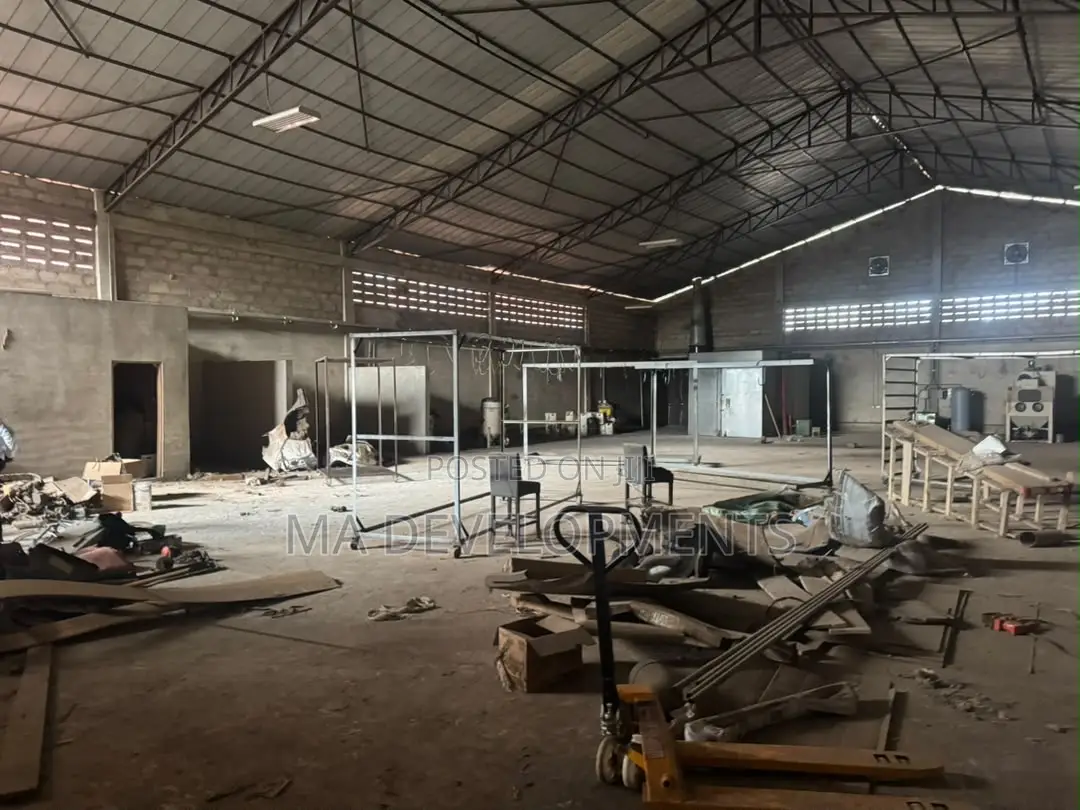 1,000 Square Meter Warehouse for Rent at Weija