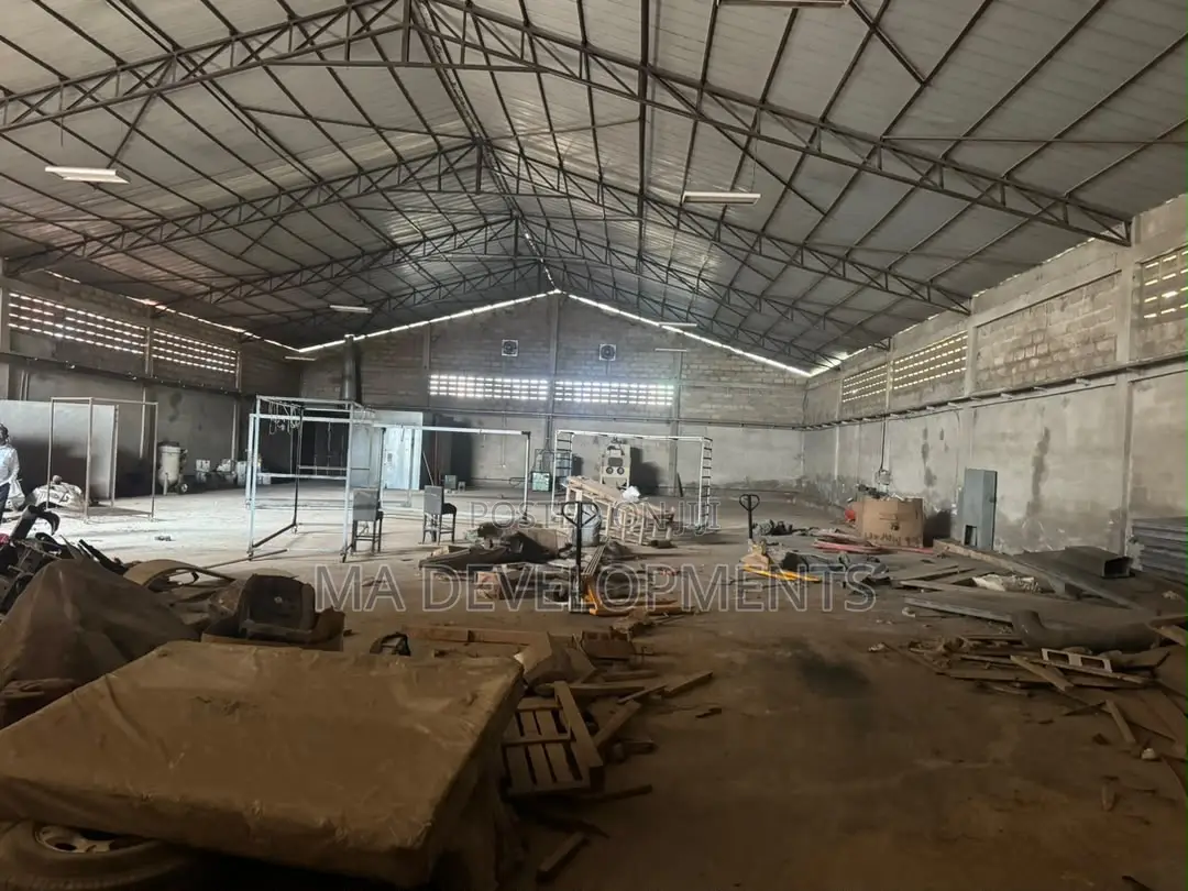 1,000 Square Meter Warehouse for Rent at Weija