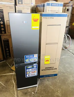 Latest Instock Nasco Bottom Freezer 170liters Double Door Fridge