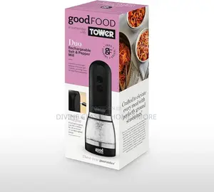 Tower Duo Rechargeable Salt and Pepper Mill