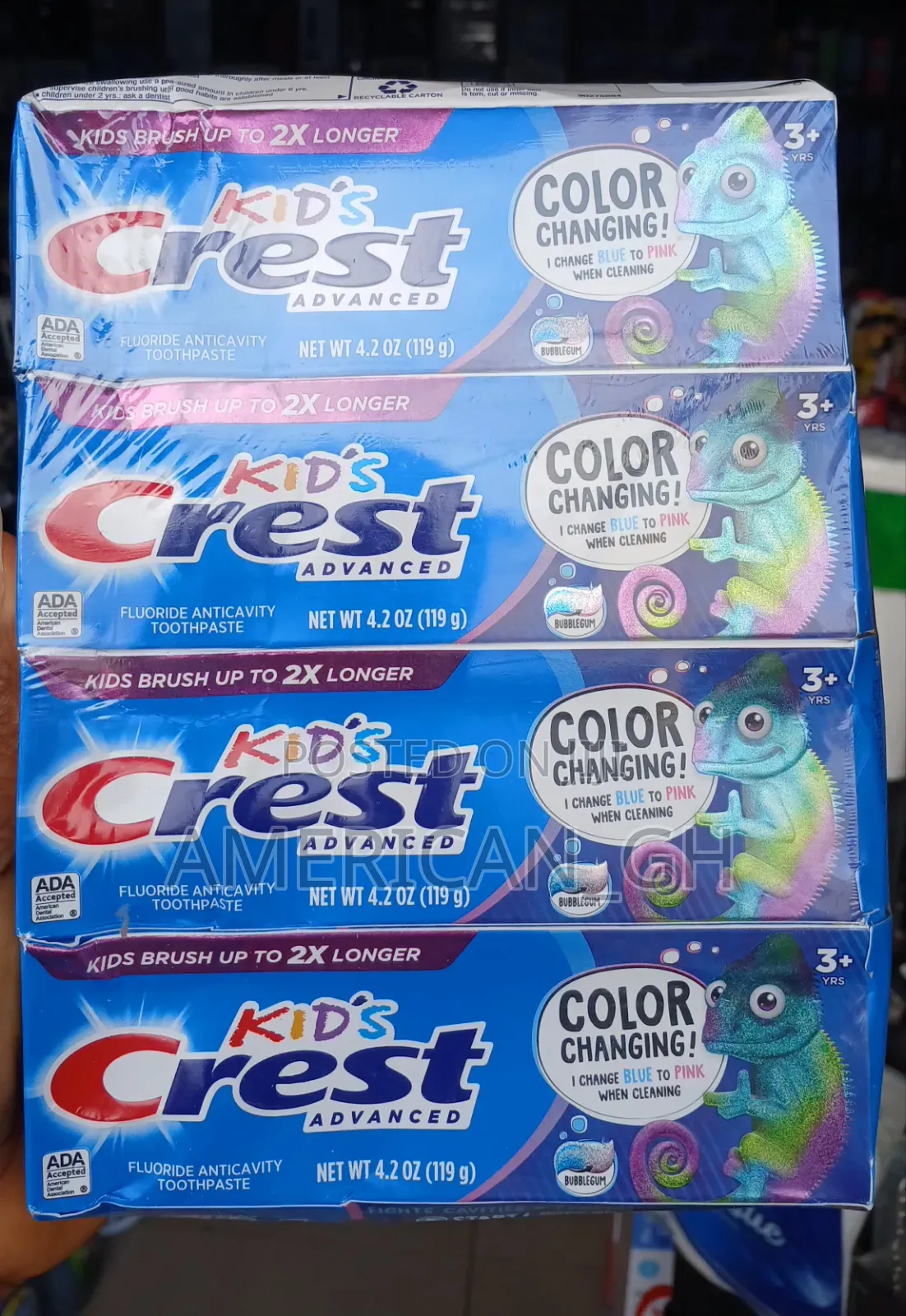 Crest Kids Toothpaste, 119g Each