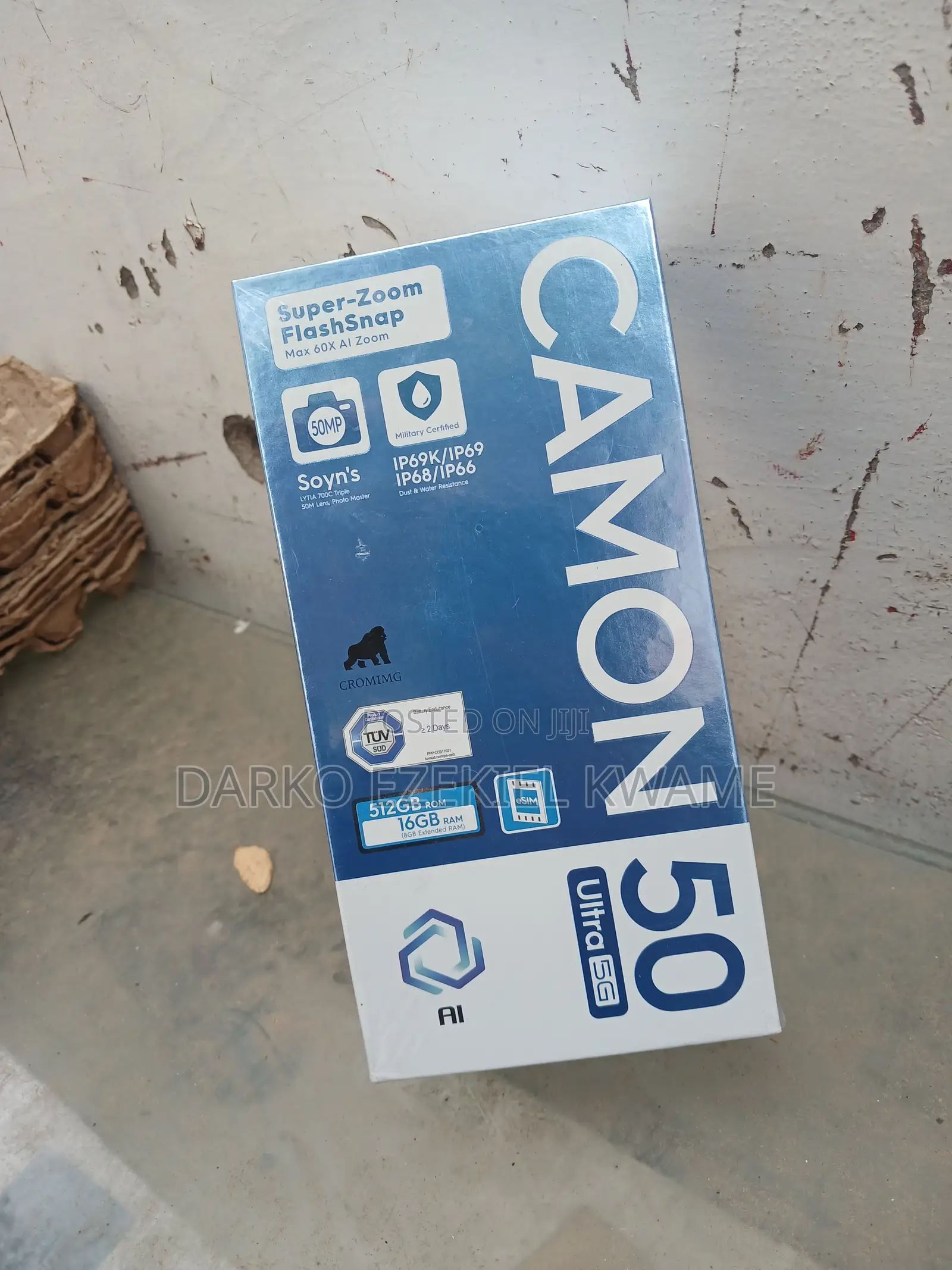 New Tecno Camon 50 Ultra 512 GB Black