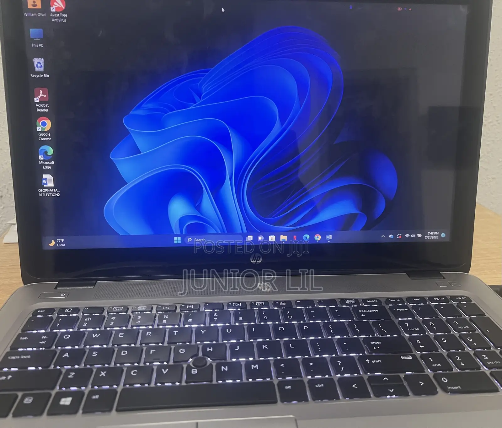 Laptop HP EliteBook 850 G4 16GB Intel Core i7 SSD 500GB