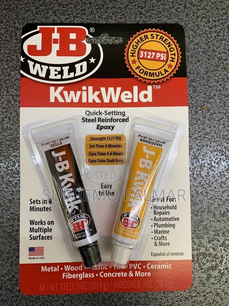 J-B Weld Steel Reinforced Epoxy - Metal Repair Adhesive for Exhaust