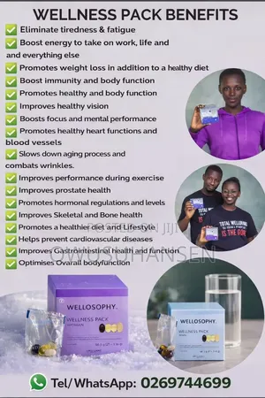 Food Supplement Man Woman (WELLNESS PACK)