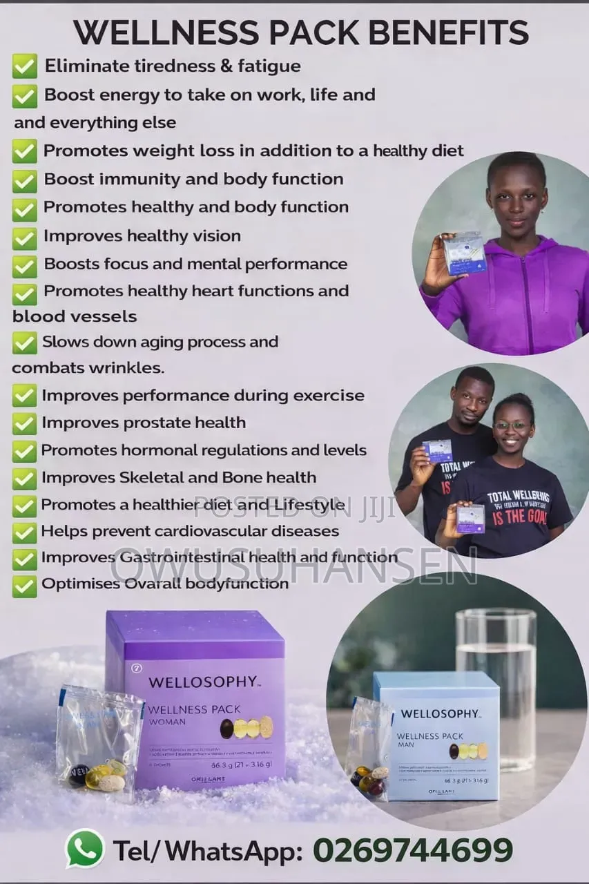 Food Supplement Man Woman (WELLNESS PACK)