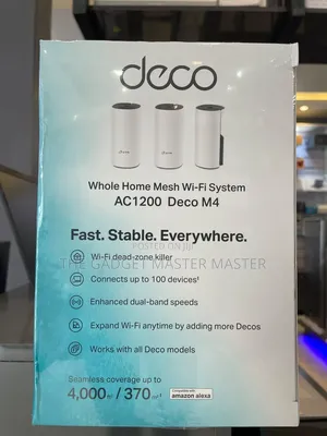 TP-Link Deco M4 Ac1200 Tri-Band Gigabit 3-Piece Mesh Wifi System