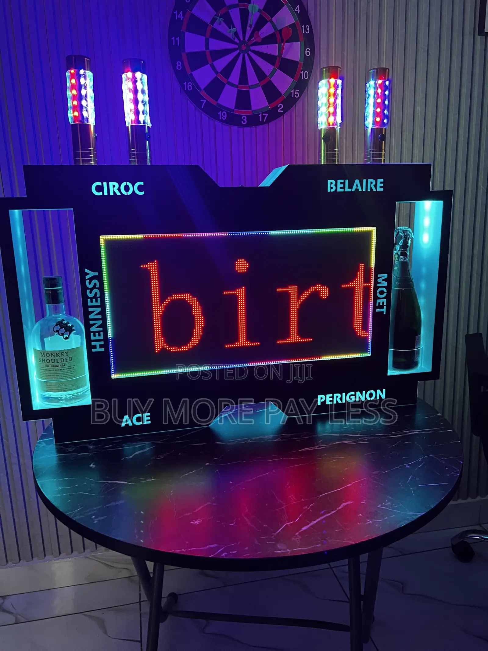 Programmable LED VIP Bottle Presenter Sign Board