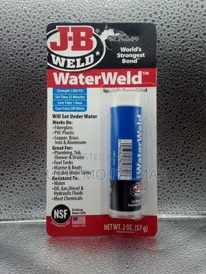 J-B Weld Waterweld Epoxy Putty – Waterproof, Underwater Repair Putty