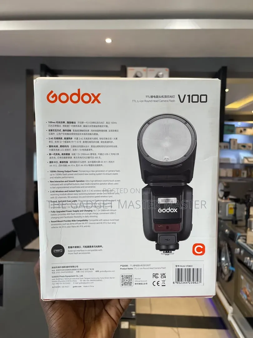 Godox V100 Flash for Digital Camera