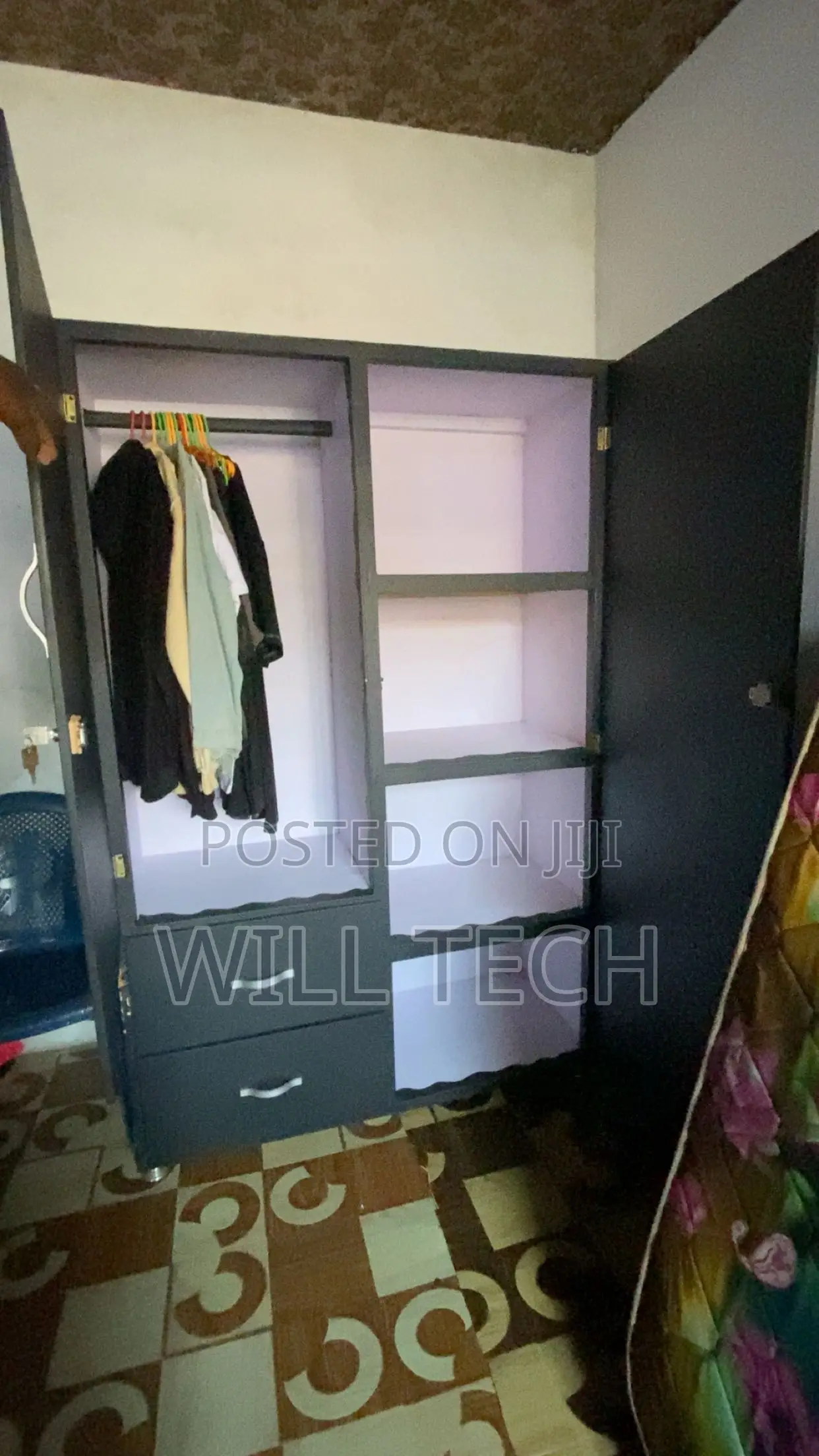Modern 2-Door Wardrobe