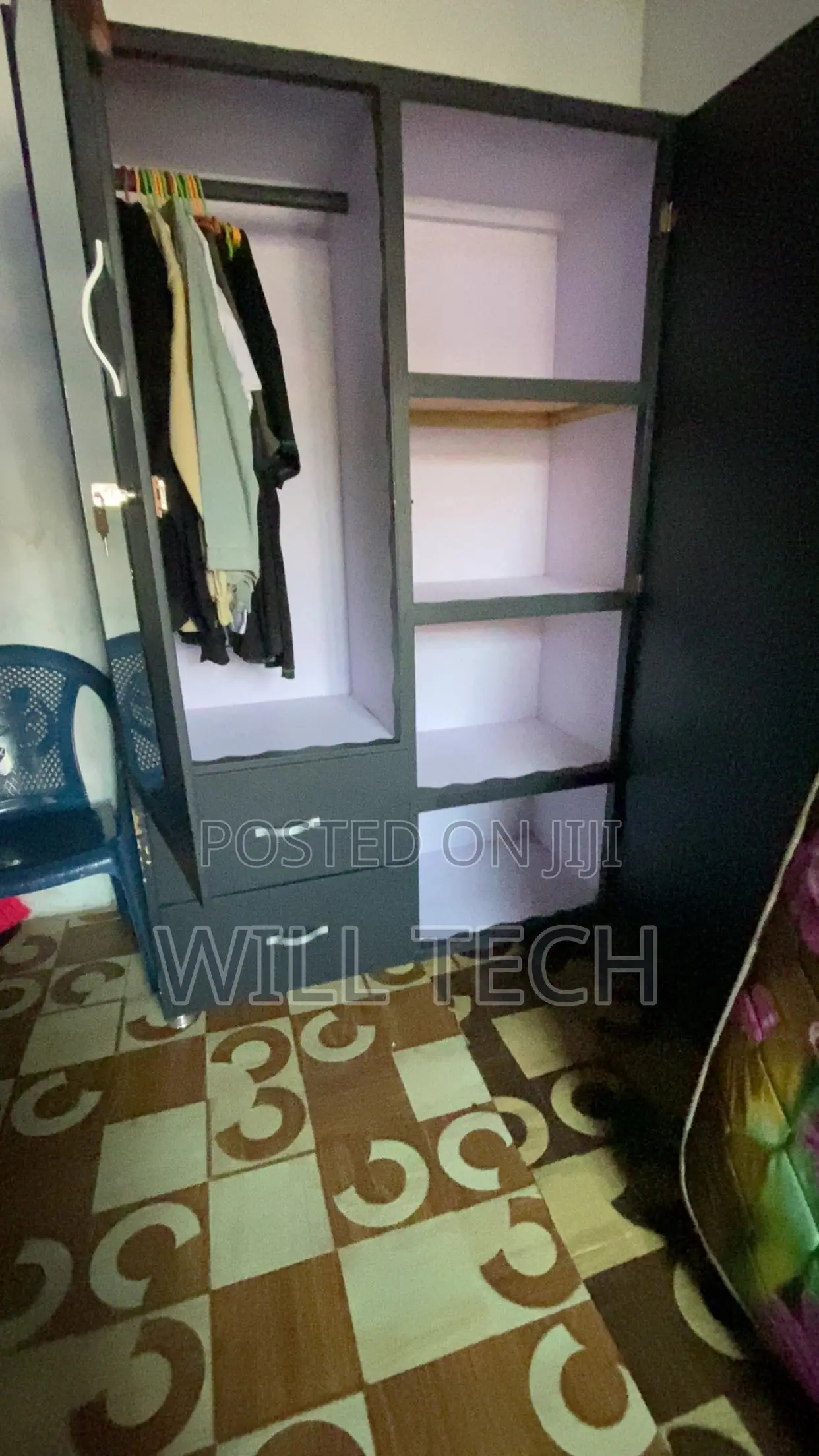 Modern 2-Door Wardrobe