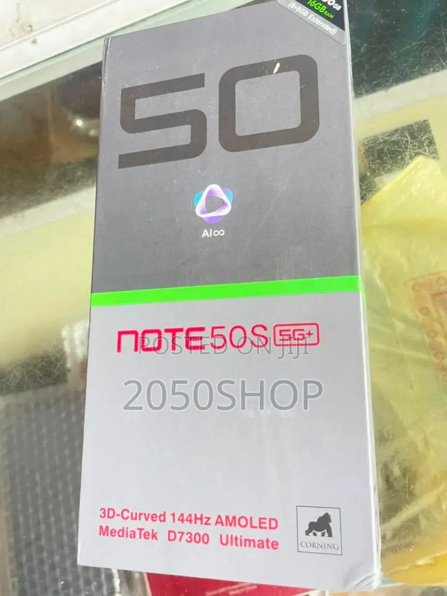 New Infinix Note 50s 256 GB Black