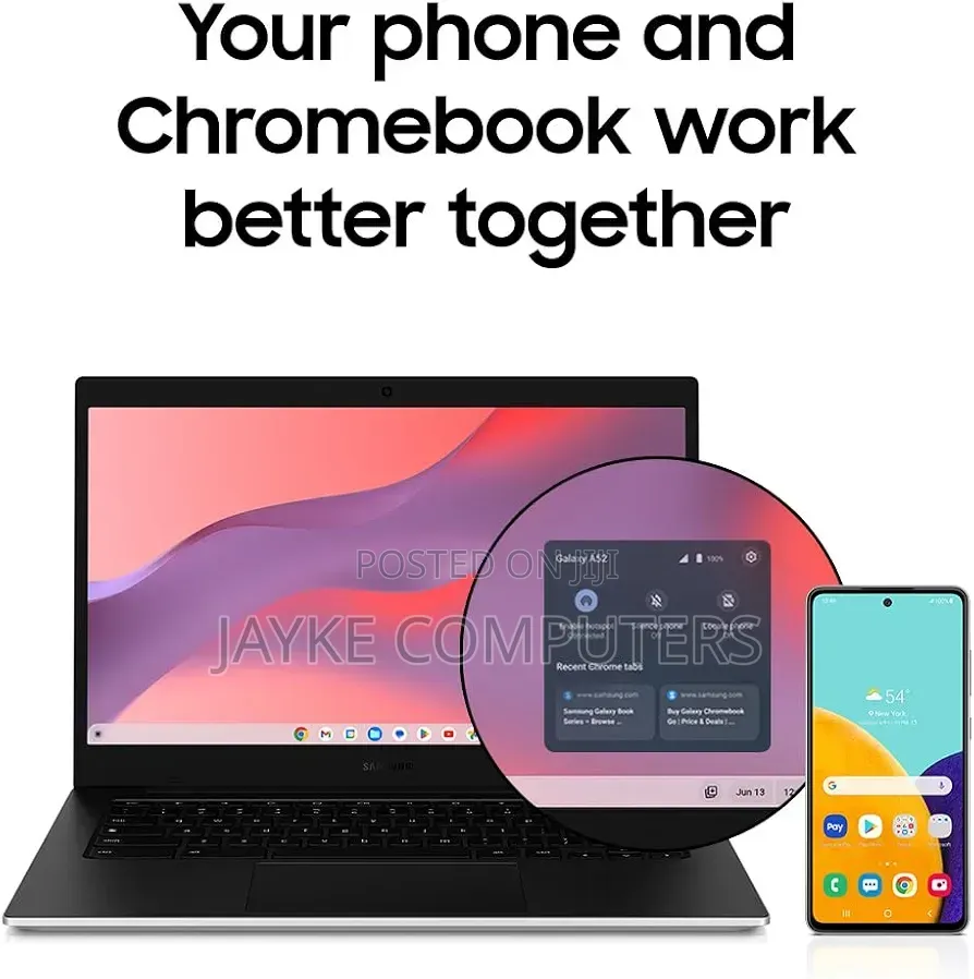 New Laptop Samsung Chromebook Plus 4GB Intel Celeron eMMC 128GB