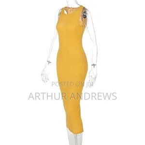Casual Knitted Sleeveless Round Neck